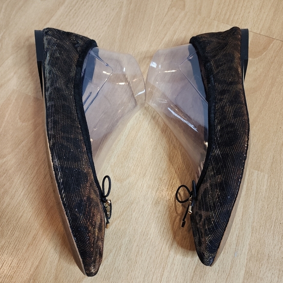 Sam Edelman Felicia Bronze Gold Leopard Ballet Flats Women's Size 10 - Picture 5 of 17